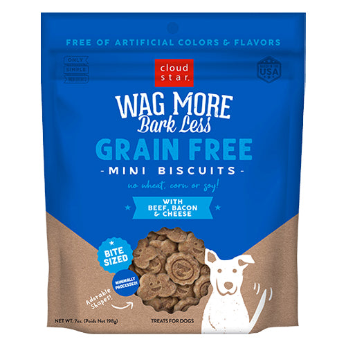 wag more bark less mini biscuits