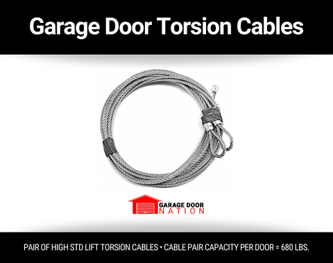 garage door torsion cables