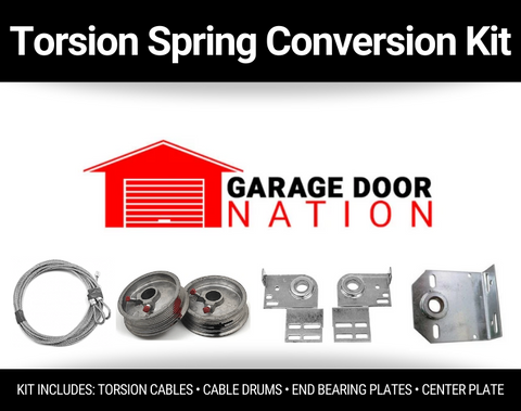 garage door torsion spring conversion kit