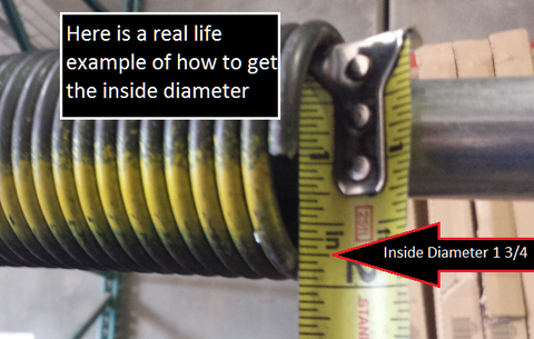 example how to get inside diameter