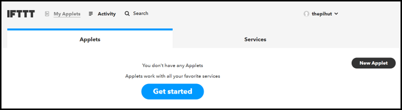 IFTTT New Applet
