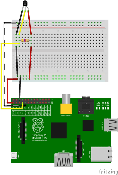 Connecting the DS18B20 to your Raspberry Pi