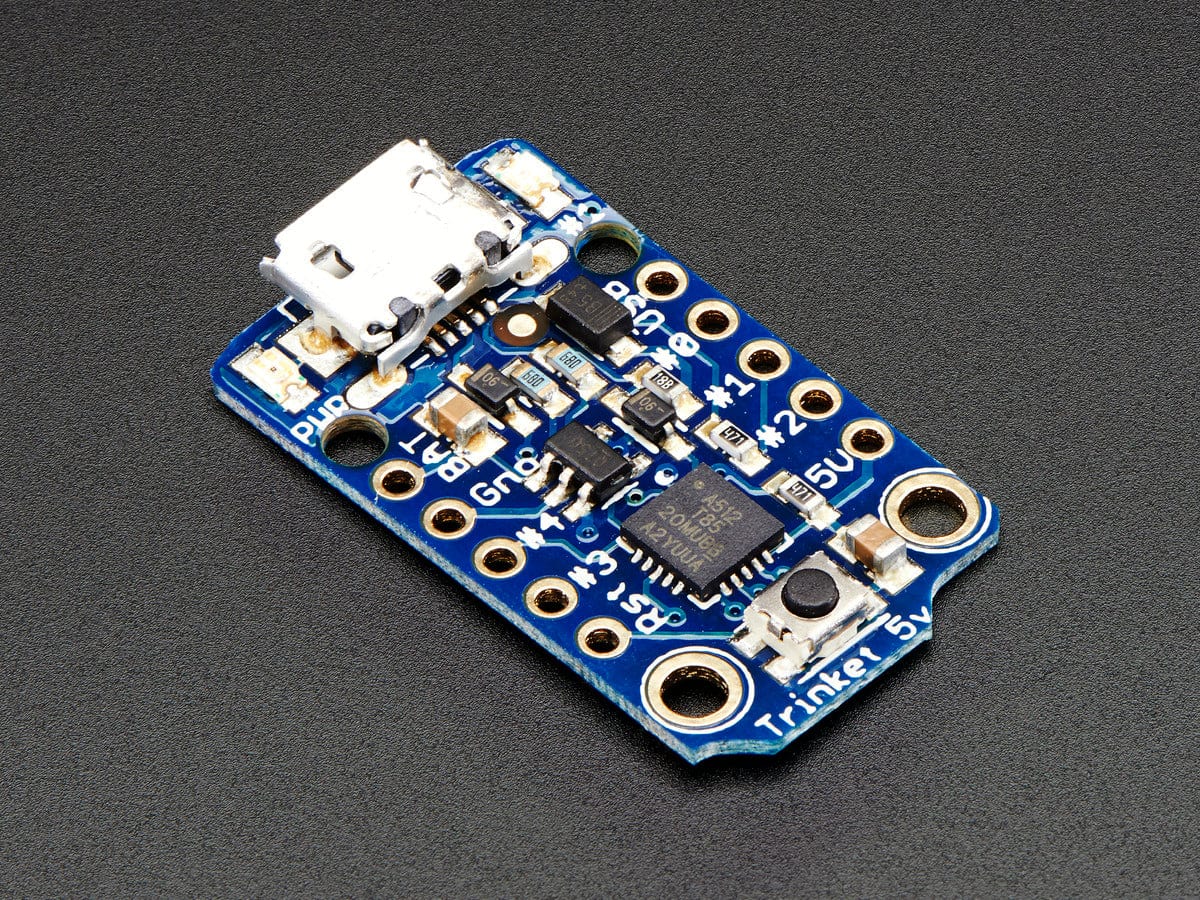 Adafruit Trinket - Mini Microcontroller - 5V Logic - The Pi Hut