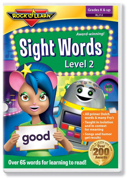 Sight Words Level 2 (DVD) – Rock 'N Learn