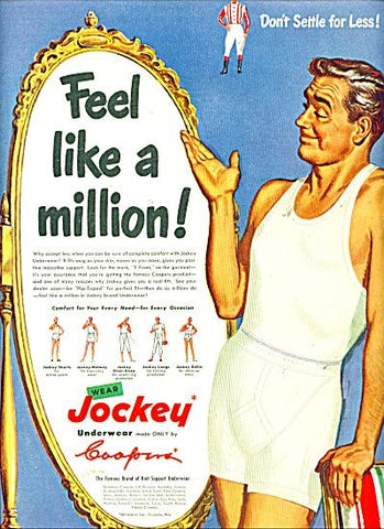 Vintage Jockey Underwear Ad