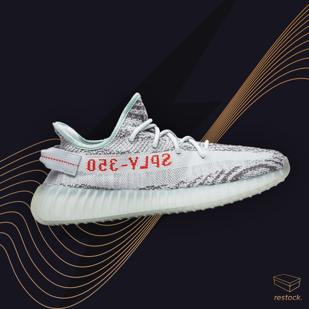 restock yeezy blue tint