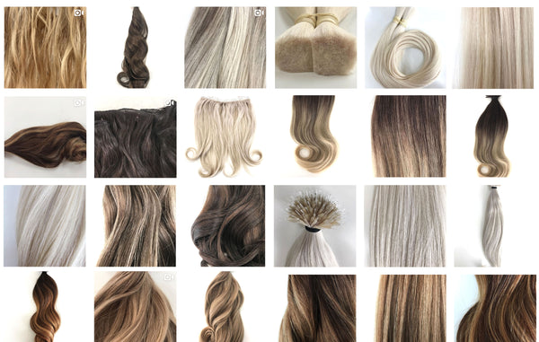 Different types of hair extensions