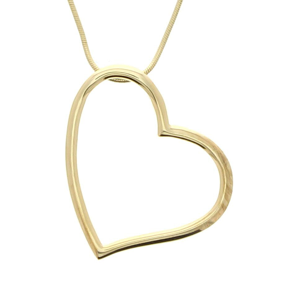 Gold Necklace Heart