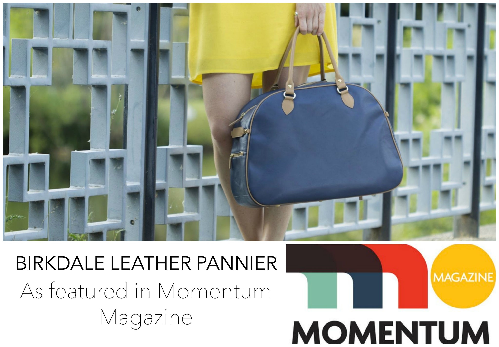 Momentum Magazine reviews our Hill & Ellis Birkdale Leather Pannier Available at Le Velo Victoria