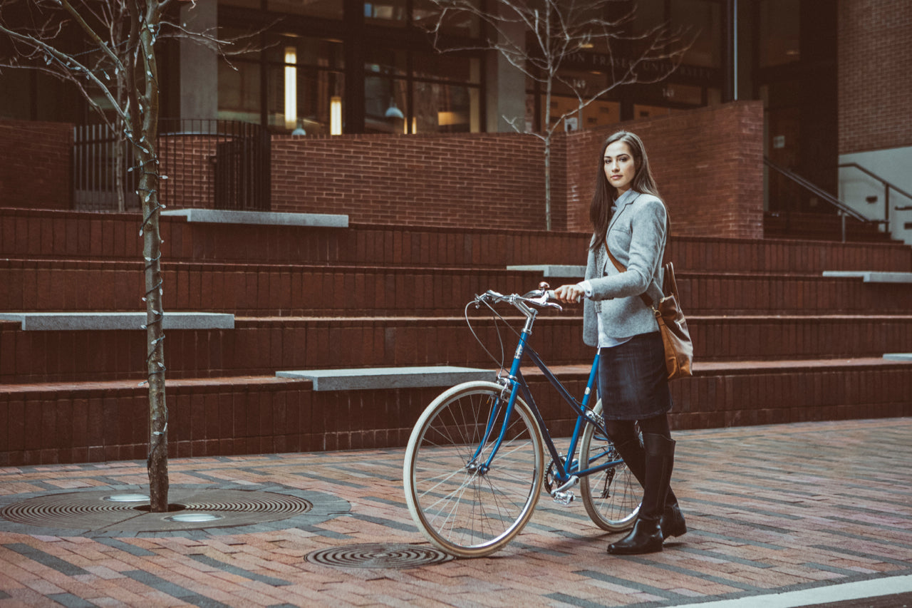 Dish denim skirt available in the fall at Le Velo Victoria