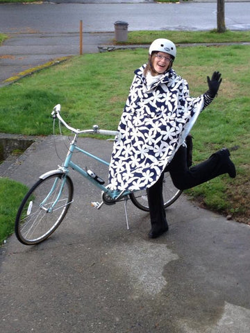 HappyRainyDays Rain Cape Available at Le Velo Victoria