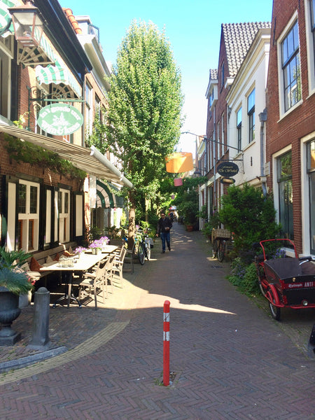 Pedestrian-priority zone in Haarlem