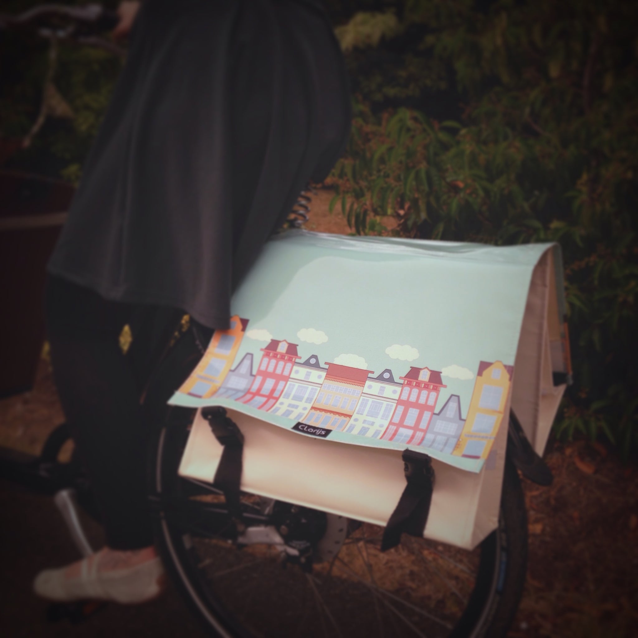 Olena Russell's curated picks for summer cycling for Le Velo Victoria Featuring Clarijs Panniers