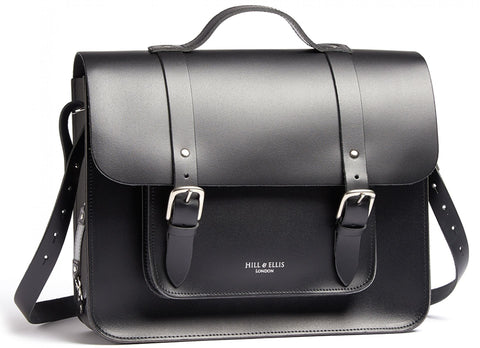 Byron Black Leather Pannier available at Le Velo Victoria