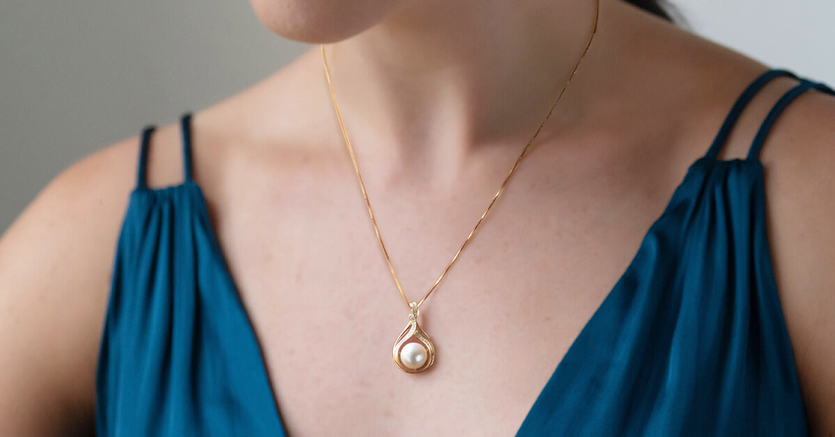 30th Wedding Anniversary Gifts Pearl Pendant Necklace