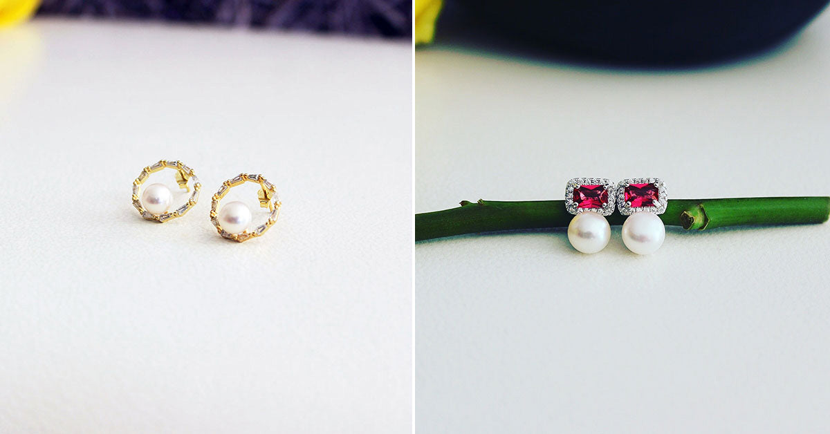 Wedding Anniversary Gifts Pearl Earrings