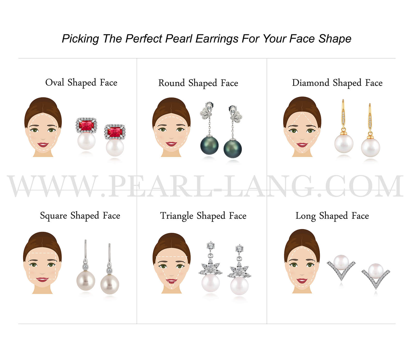 Picking the Perfect Pearl Earrings For Your Face Shape