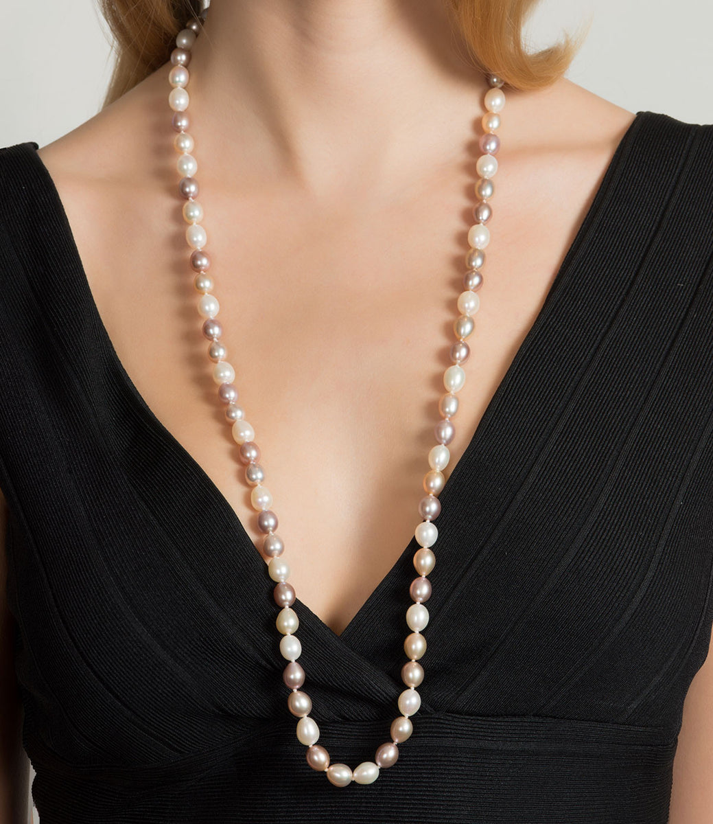 long real pearl necklace