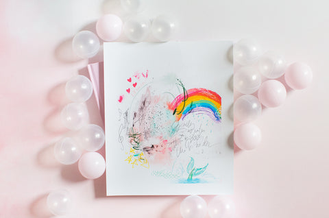 Rainbow Daydream Print