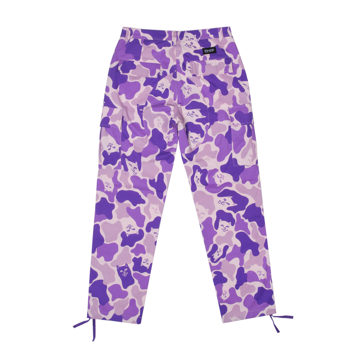 Nermal Camo Cargo Pants (Purple) – RIPNDIP