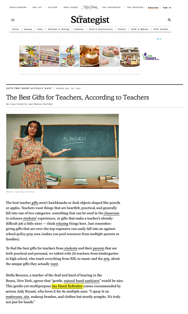 The Strategist: The Best Gifts for Teachers, According to Teachers jao refresher
