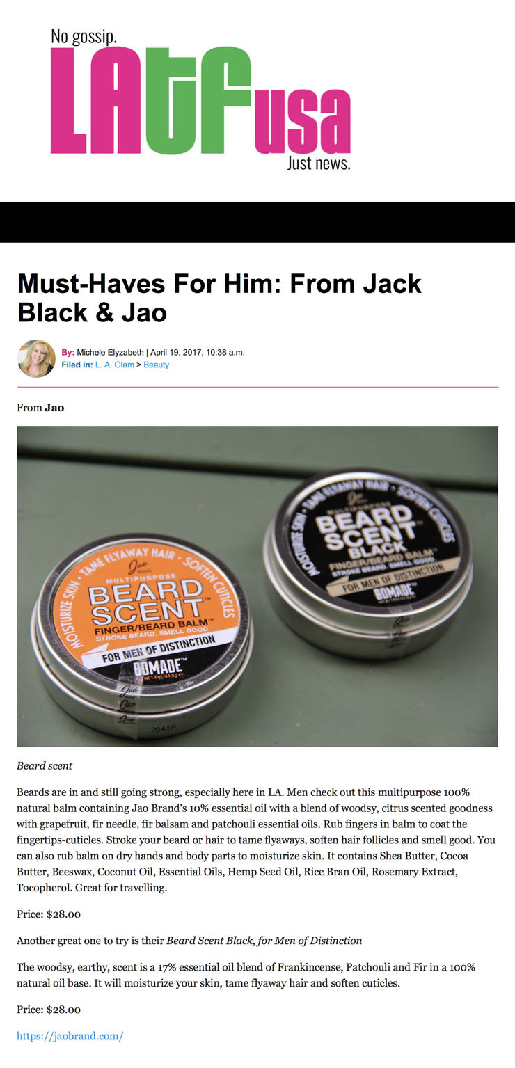 LATF USA - Must-Haves For Him - Jao BeardScent