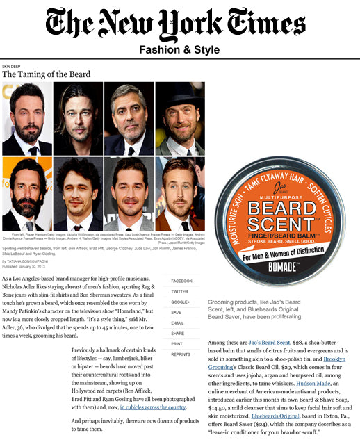 BeardScent in the New York Times!!!