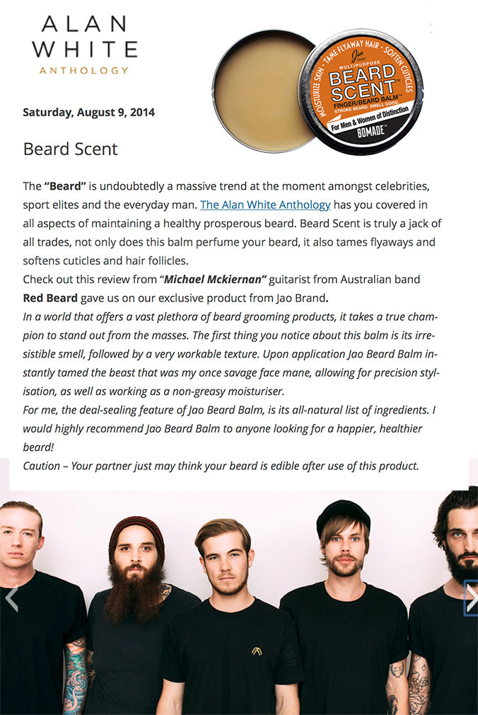 Australian band Red Beard reviews Beardscent
