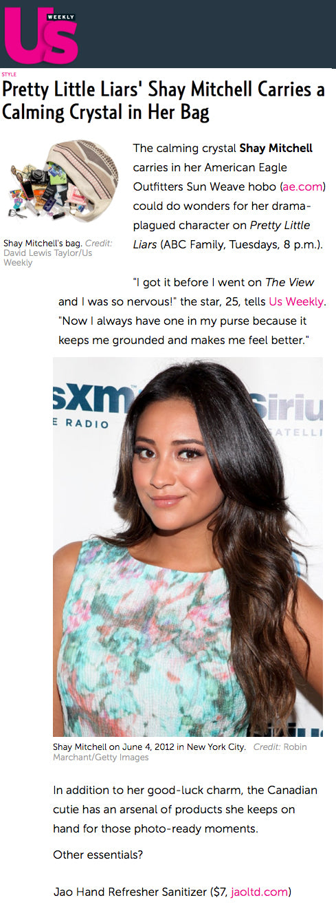 Us: Shay Mitchell - Pretty Little Liars - Uses Jao Refresher!