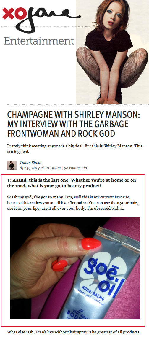 Shirley Manson <3s Goe