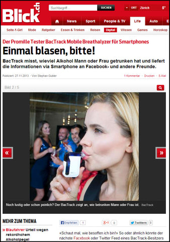 BACtrack Mobile in Blick