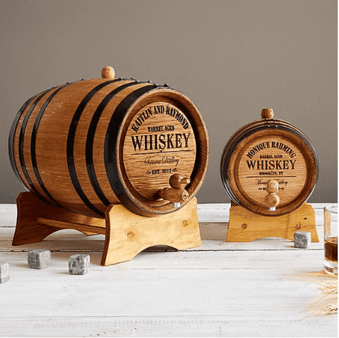 Personalized Whiskey Barrel