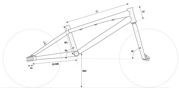 Chase BMX Bike Geometry