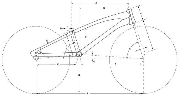 GT BMX Bike Geometry