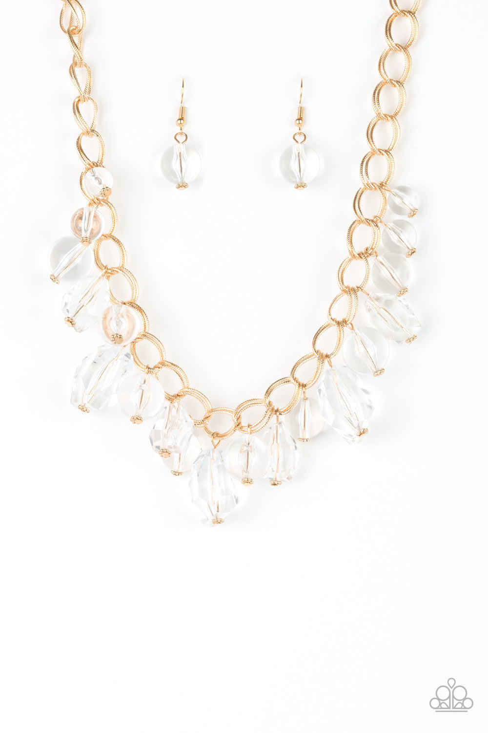 gorgeously globetrotter gold necklace paparazzi