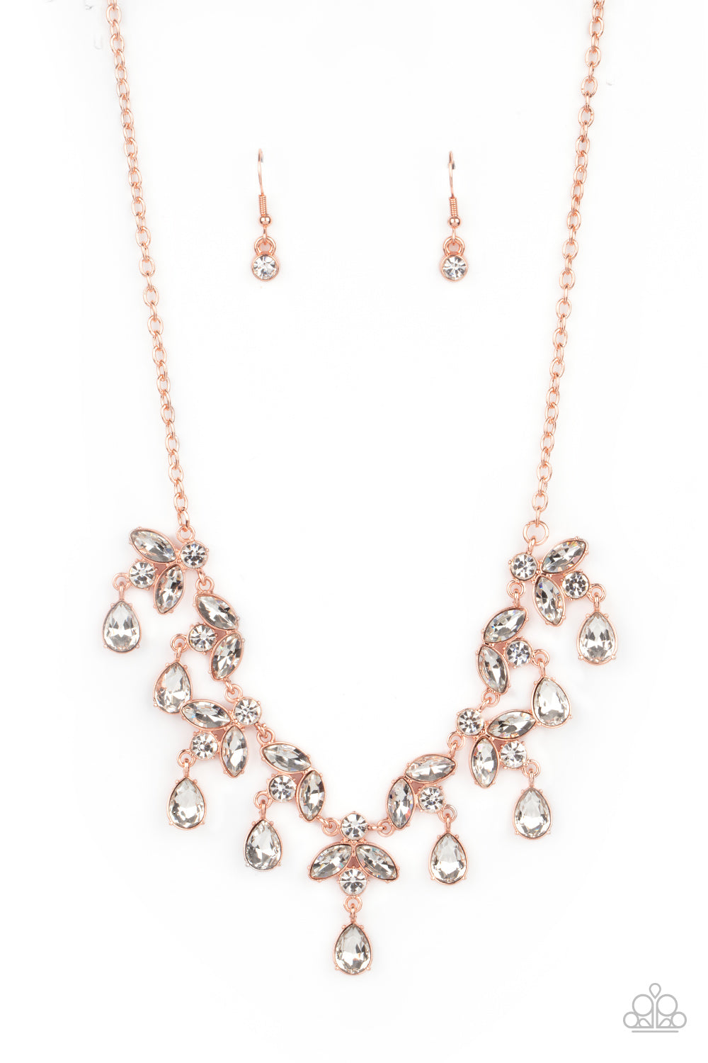 classically classic copper necklace paparazzi