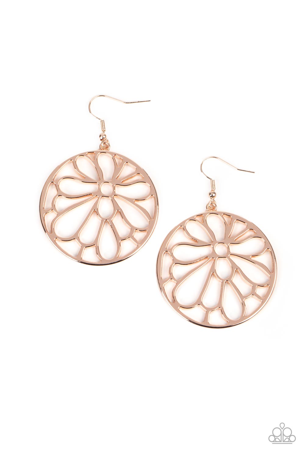 rose gold earrings paparazzi