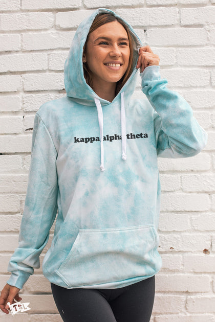 teal kappa hoodie