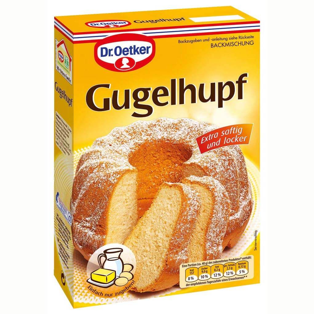strijd heuvel bodem Dr Oetker Gugelhupf Cake Mix 525g – German Grocery Store