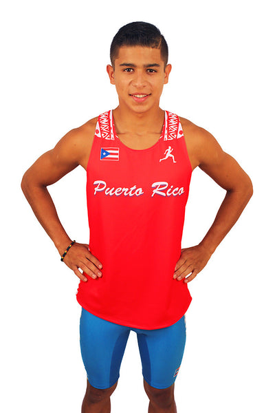Puerto Rico Authentic Running Singlet 