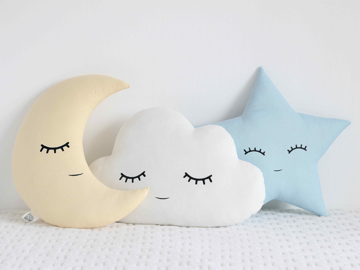 cloud moon star cushions – prostoconcept