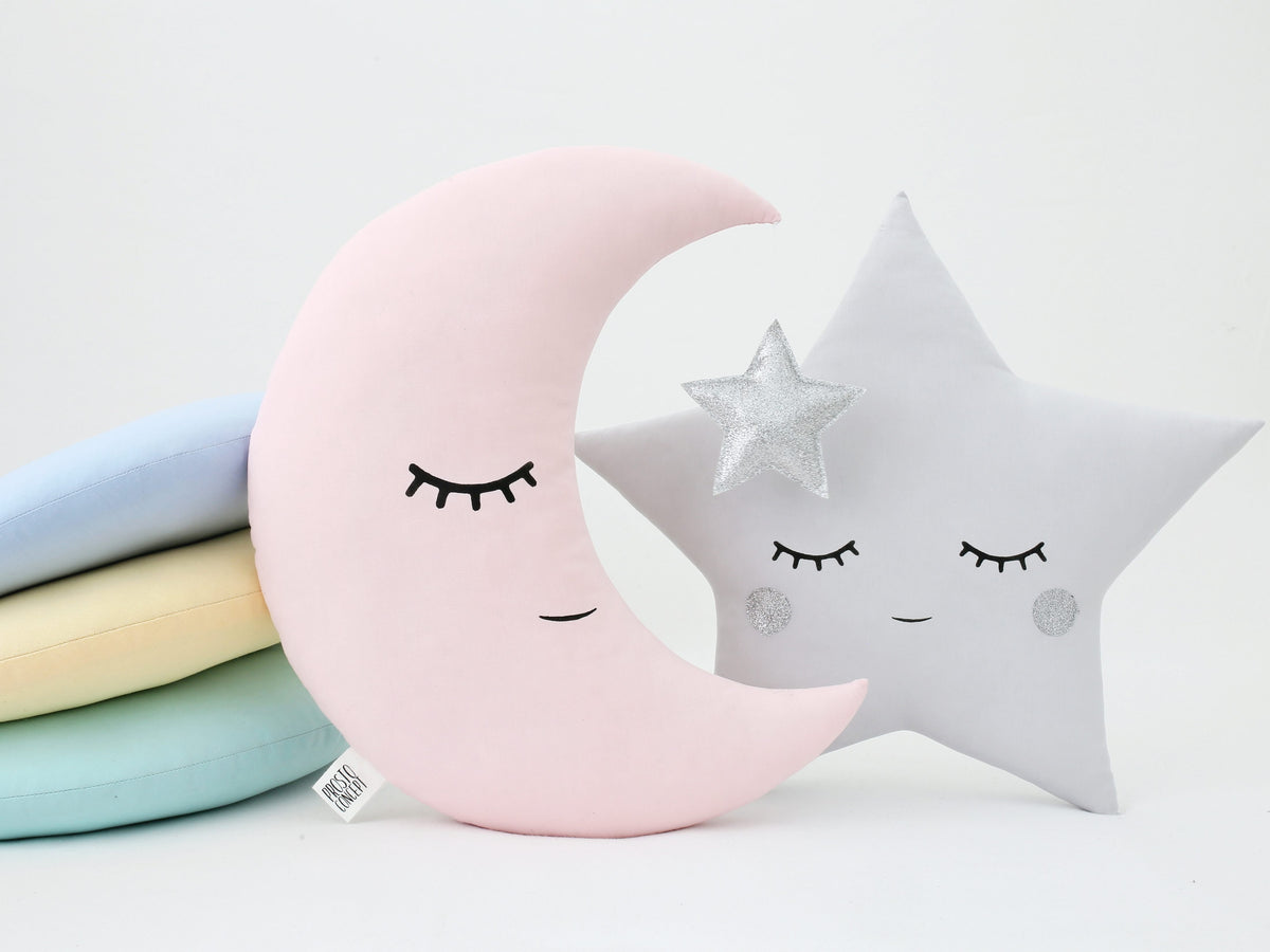 pink star pillow