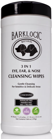 natural dog cleansing wipes