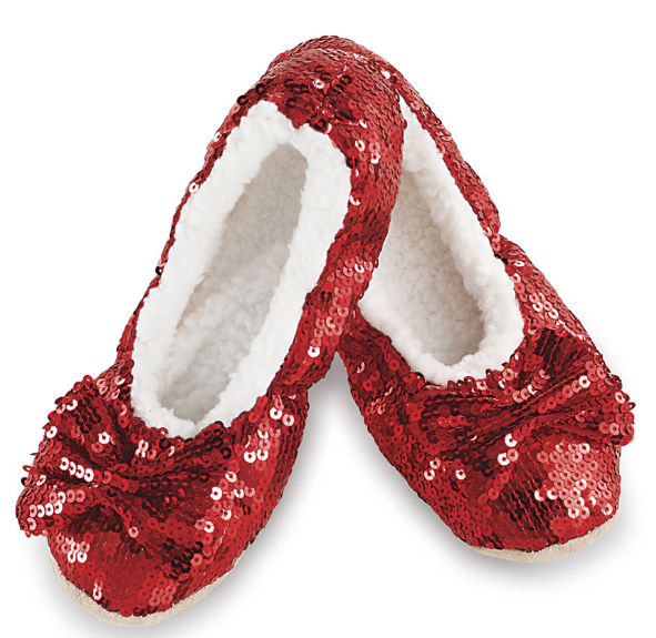 snoozies ballerina bling slippers