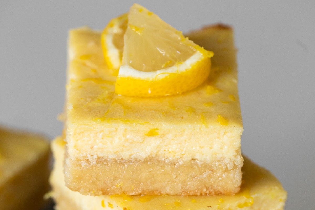 Low Carb Paleo Lemon Slice with Collagen and Ghee