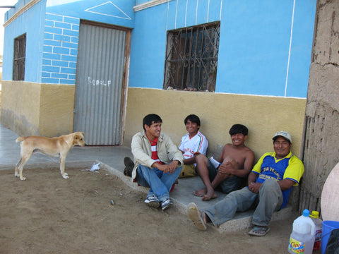 Silvania Georgia Kirkpatrick Rodolfo's family at their home on the farm