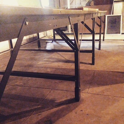 Building the screenprinting table.