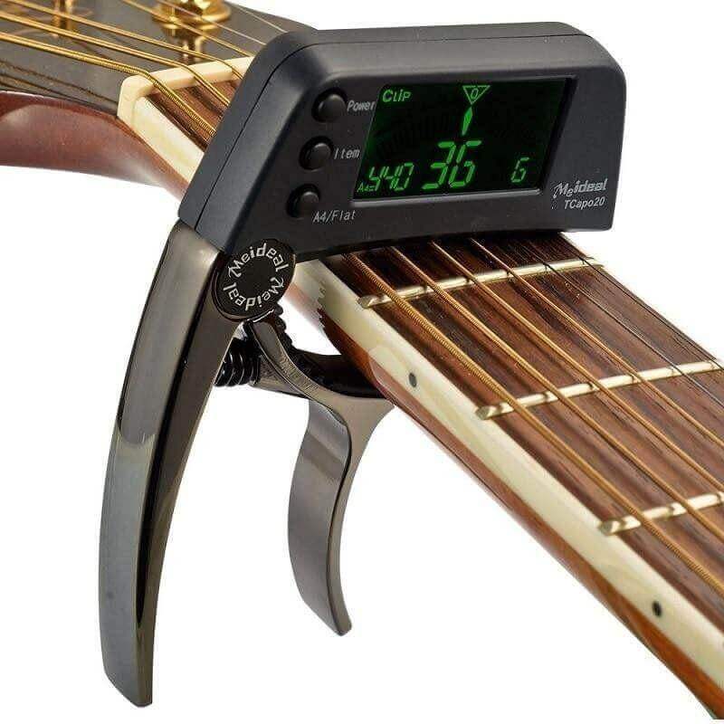 Best Guitar capo with built in tuner shipping)