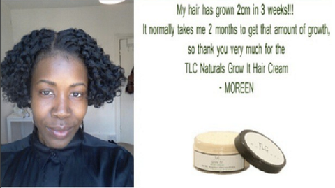 TLC Naturals Grow It hair growth cream feedback and review