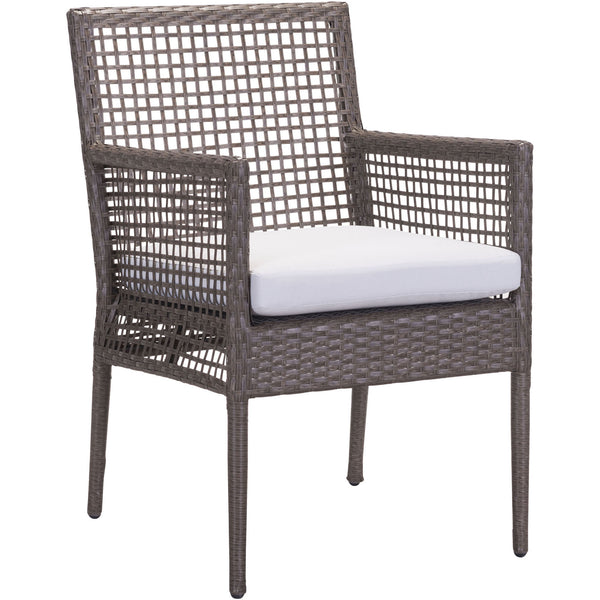 Coronado Outdoor Dining Chairs Cocoa Light Gray Set Of 2